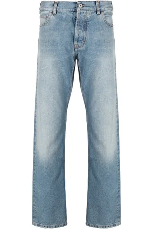 MARCELO BURLON Men Straight - Straight-leg washed jeans