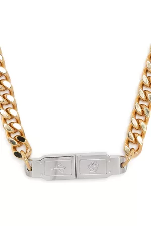 DARKAI 90's Rope-Chain Metal Necklace - Silver
