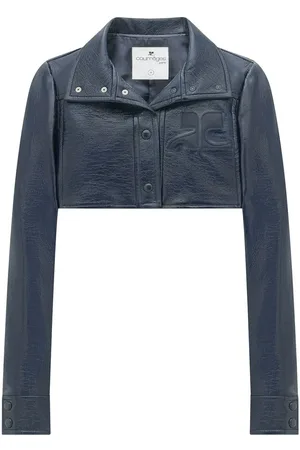 Courrèges Cropped cotton jacket