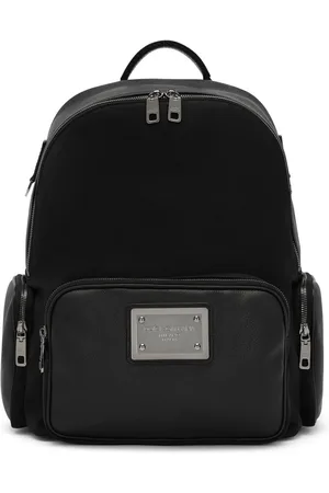 Dolce & Gabbana Logo-tag leather backpack