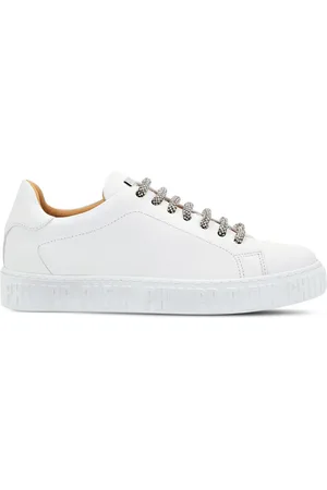 Philipp Plein Low-top lace-up leather sneakers