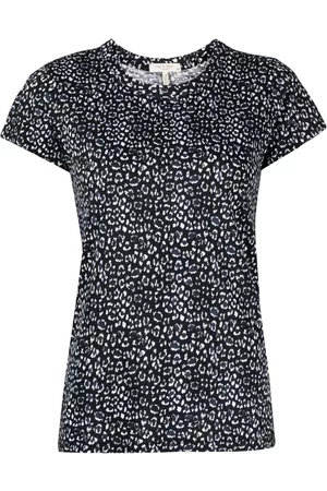 RAG&BONE Leopard-print short-sleeved T-shirt