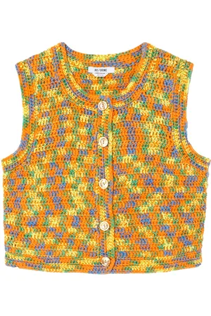 RE/DONE Front-button knitted vest