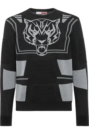Philipp Plein Logo-print knitted jumper