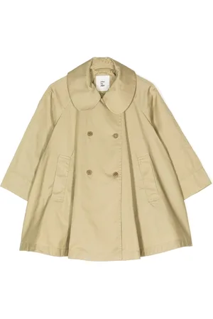 JNBY by JNBY Girls Trench Coats - Rounded-collar trench coat