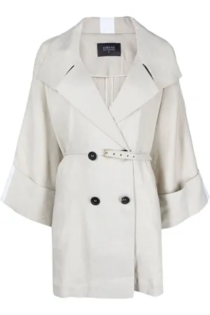 LORENA ANTONIAZZI Double-breasted trench coat