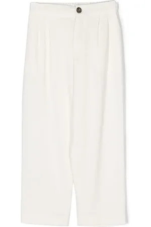 DOUUOD KIDS Pleat-detail trousers