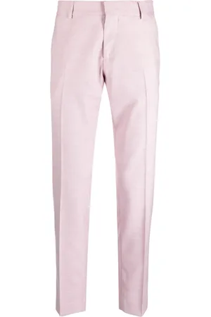 D.A. Daniele Alessandrini Men Pants - Concealed-front fastening trousers