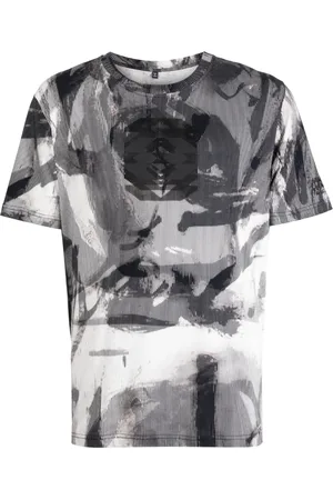 McQ Abstract-print cotton T-shirt