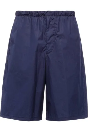 Prada Men Bermudas - Two-pocket cotton Bermudas shorts