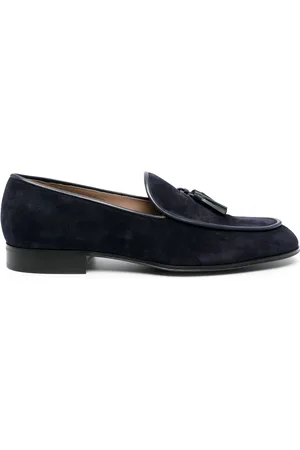 Gianvito Rossi Men Loafers - Tassel-detail suede loafers