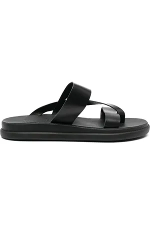 Ancient Greek Sandals Simos leather slides