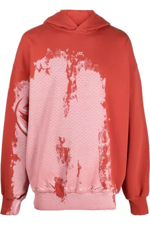A-cold-wall* Brushstroke abstract-print hoodie