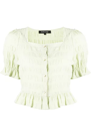 tout a coup Ruffle-design blouse