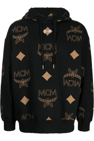 MCM Graphic-print cotton hoodie