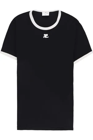 Courrèges Bumpy contrast T-shirt