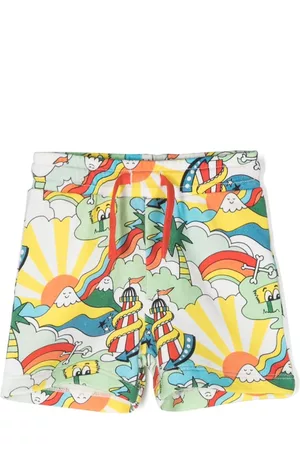 Stella McCartney Graphic-print cotton shorts