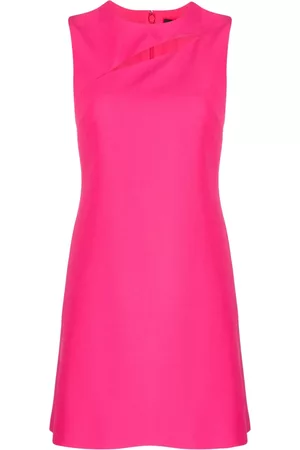 VERSACE Slashed sleeveless minidress