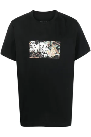 Maharishi Men Short Sleeve - Graphic-print organic cotton T-shirt