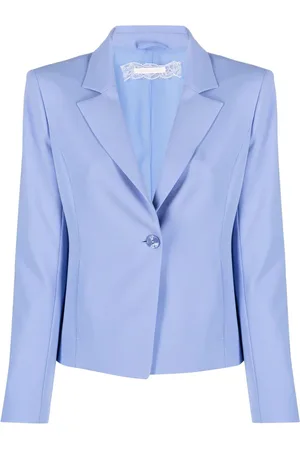 Patrizia Pepe Long-sleeve single-breasted blazer