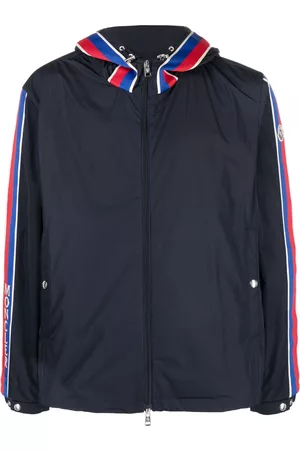 Moncler Stripe-detail hooded jacket