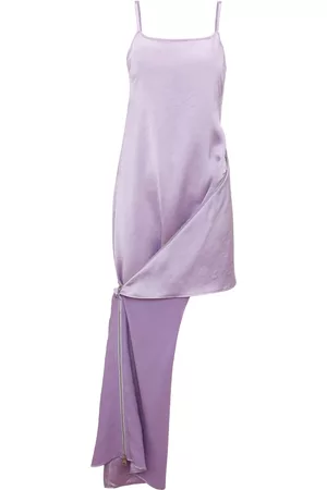 J.W.Anderson Crease-effect ankle-length dress