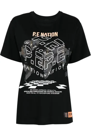 P.E Nation Graphic logo-print T-shirt