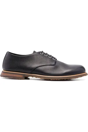 Premiata Men Shoes - Pebbled-leather derby shoes
