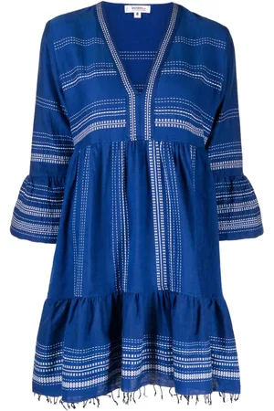 Lemlem Frayed-hem cotton dress
