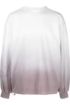 SONGZIO Gradient-effect cotton sweatshirt