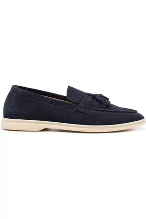 Scarosso Leandro tassel-detail suede loafers