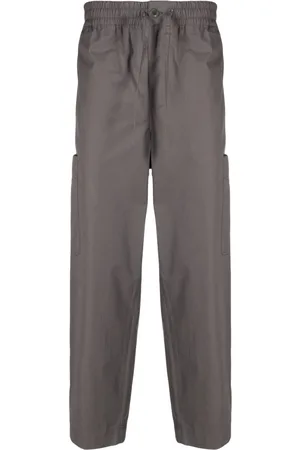 Kenzo Logo-patch straight-leg trousers