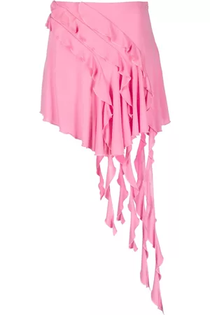 BLUMARINE Asymmetric ruffled skirt