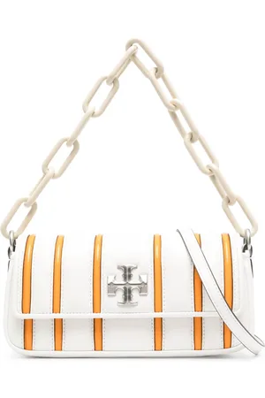 Tory Burch Kira striped shoulder bag