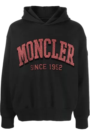 Moncler Glitter logo-print hoodie