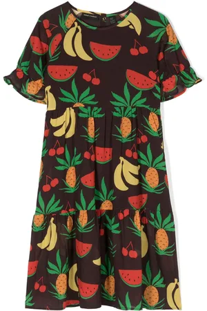 Mini Rodini Fruit-print cotton dress