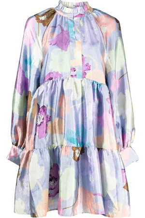 STINE GOYA Jasmine floral-print minidress