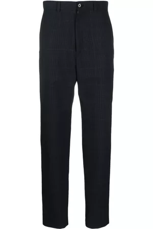 LEMAIRE Check-pattern tapered trousers