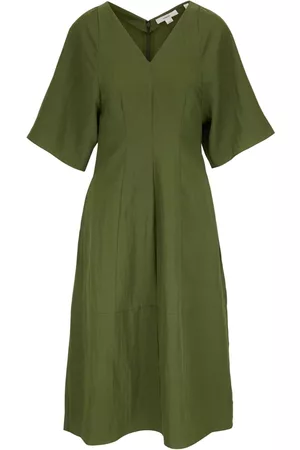 Vince Short-sleeve V-neck dress