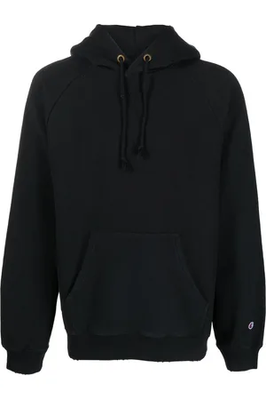Champion Men Sweatshirts - Logo-patch drawstring hoodie