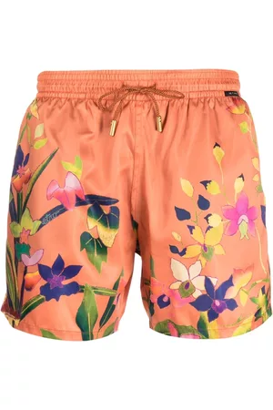 Etro Floral-print swim shorts