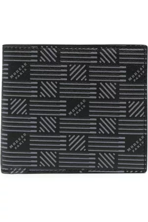 MOREAU Logo-print bi-fold leather wallet