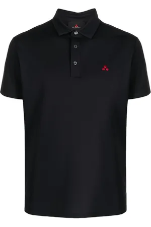 Peuterey Men Polo Shirts - Logo-embroidered cotton-piqué polo shirt