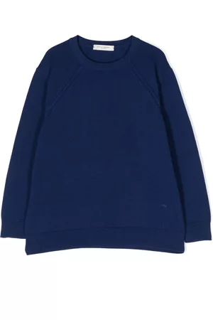 Paolo Pecora Logo-embroidered knitted jumper
