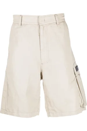 Iceberg Men Shorts - Contrast-stitching cargo shorts
