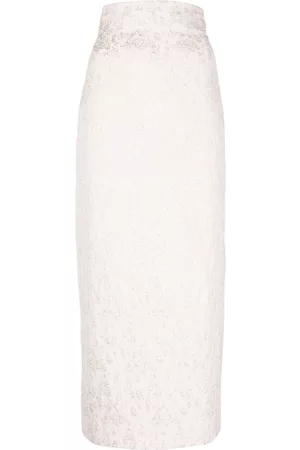 Serafini Jacquard pencil skirt