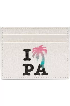 Palm Angels I Love PA leather cardholder