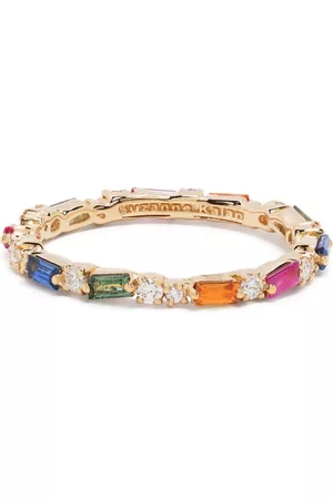 Suzanne Kalan 18kt yellow sapphire and diamond ring