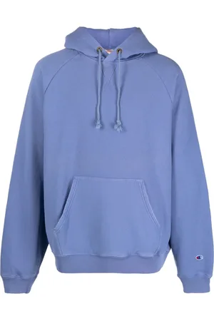 Champion Men Sweatshirts - Logo-patch drawstring hoodie
