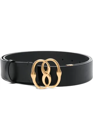 Bally Men Belts - Logo-buckle leather belt